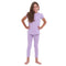 Girls summer pajama set Lilac t-shirt + Pants